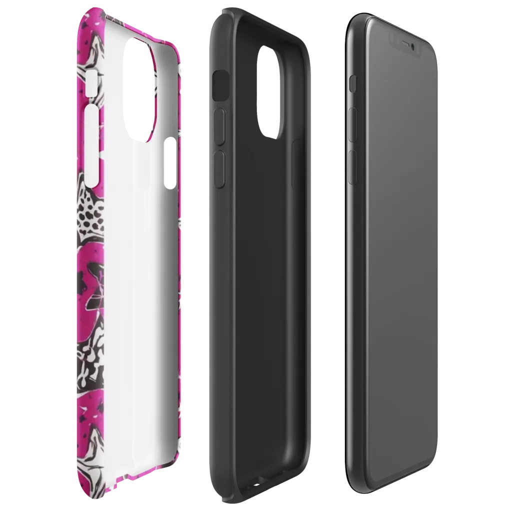 Electric Starfall on Tough Case for iPhone® — Right