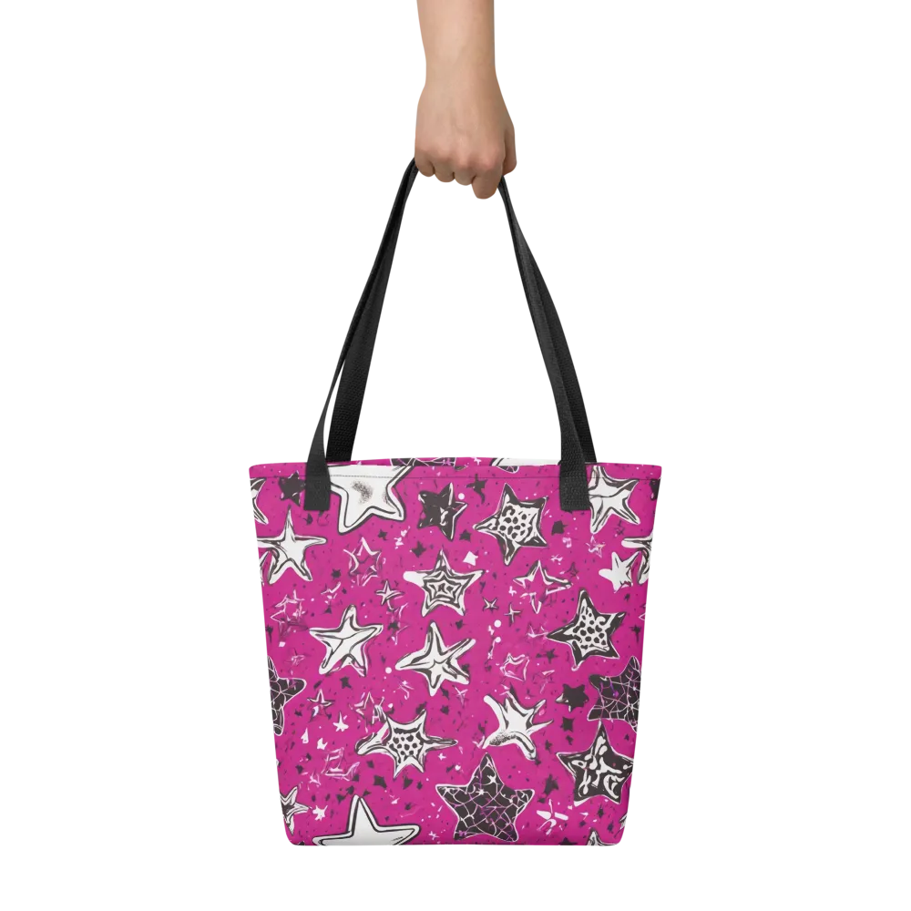 Electric Starfall on Tote Bag — Front