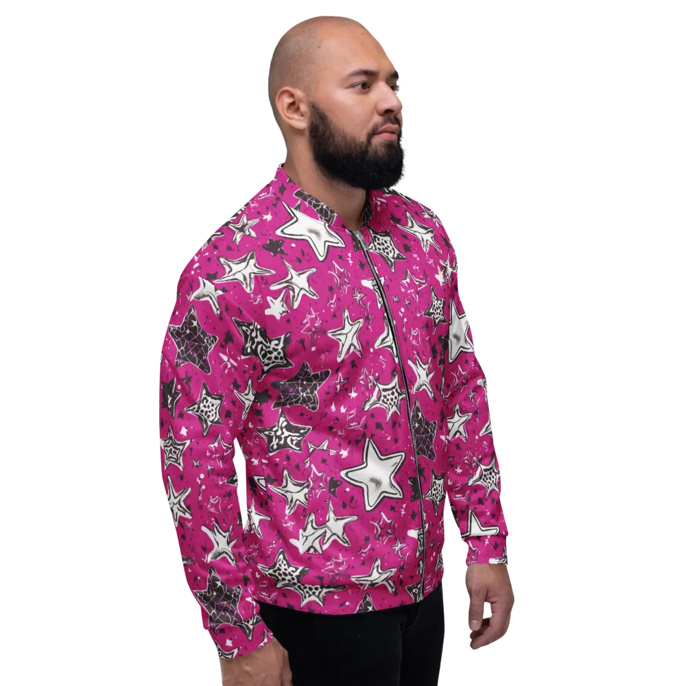 Electric Starfall on Bomber Jacket — Right