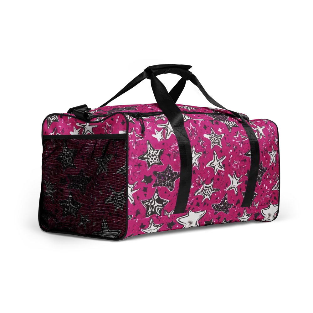 Electric Starfall on Duffle Bag — Right Front
