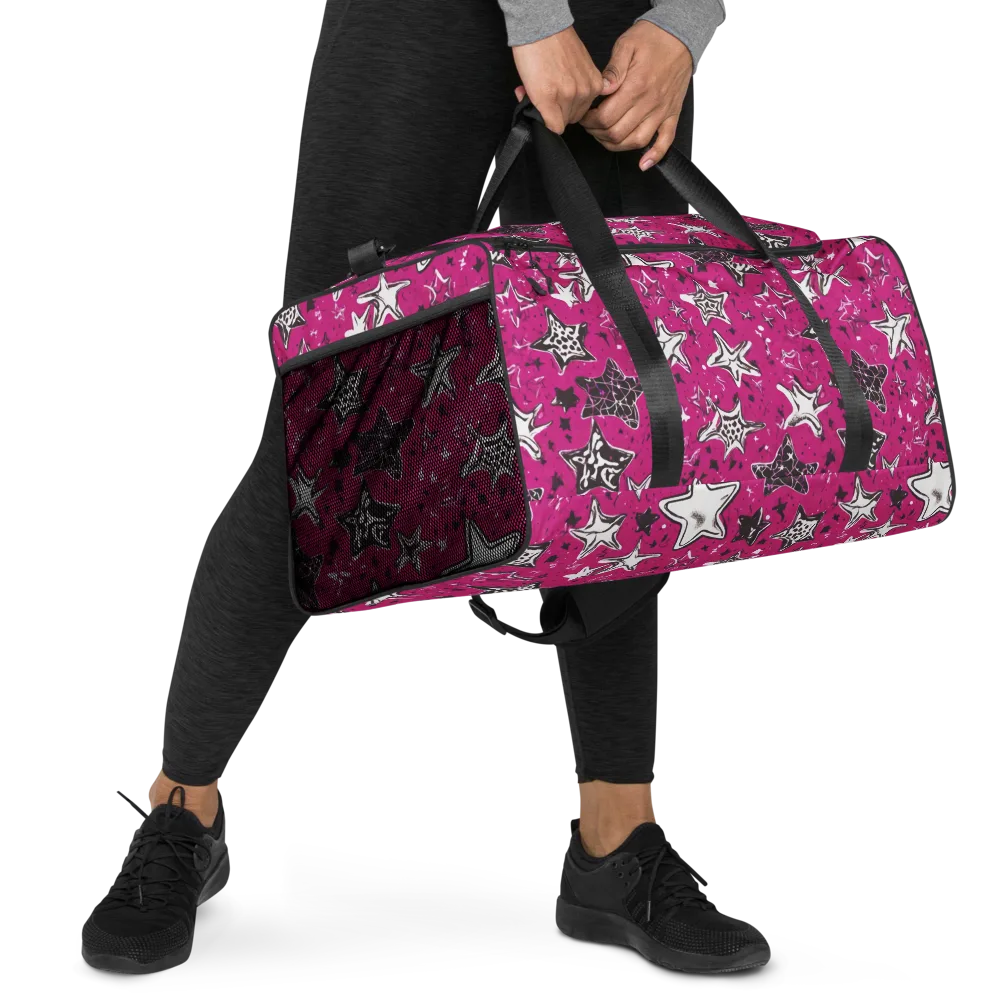 Electric Starfall on Duffle Bag — Right Front