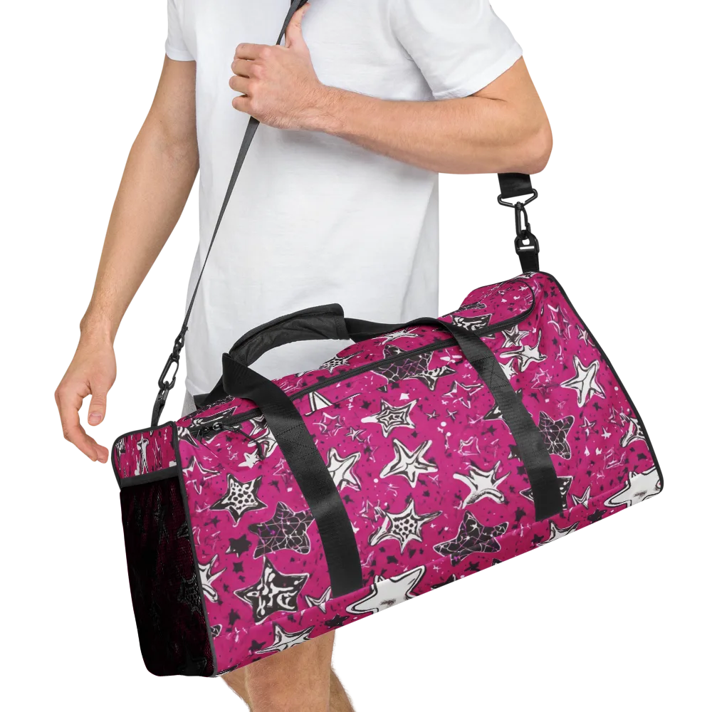 Electric Starfall on Duffle Bag — Right Front
