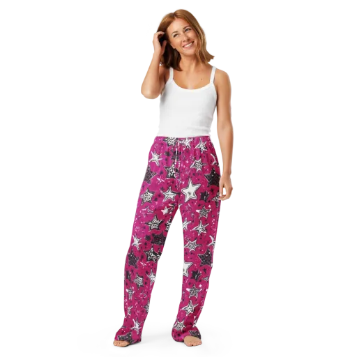 Electric Starfall on a Women's Pajama Pants
