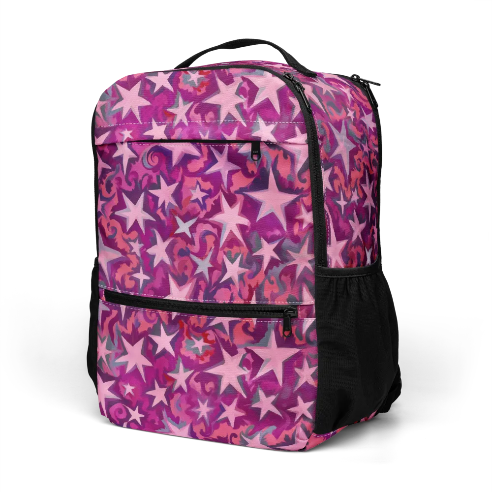 Velvet Starfall on Utility Backpack — Left Front