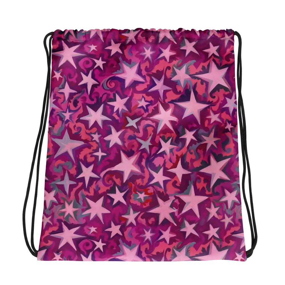 Velvet Starfall on Drawstring Bag — Photo