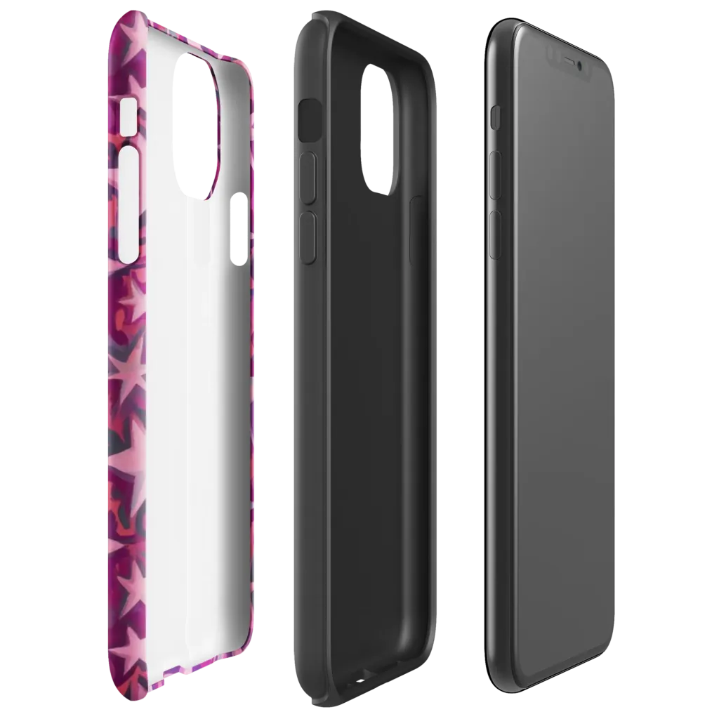 Velvet Starfall on Tough Case for iPhone® — Right
