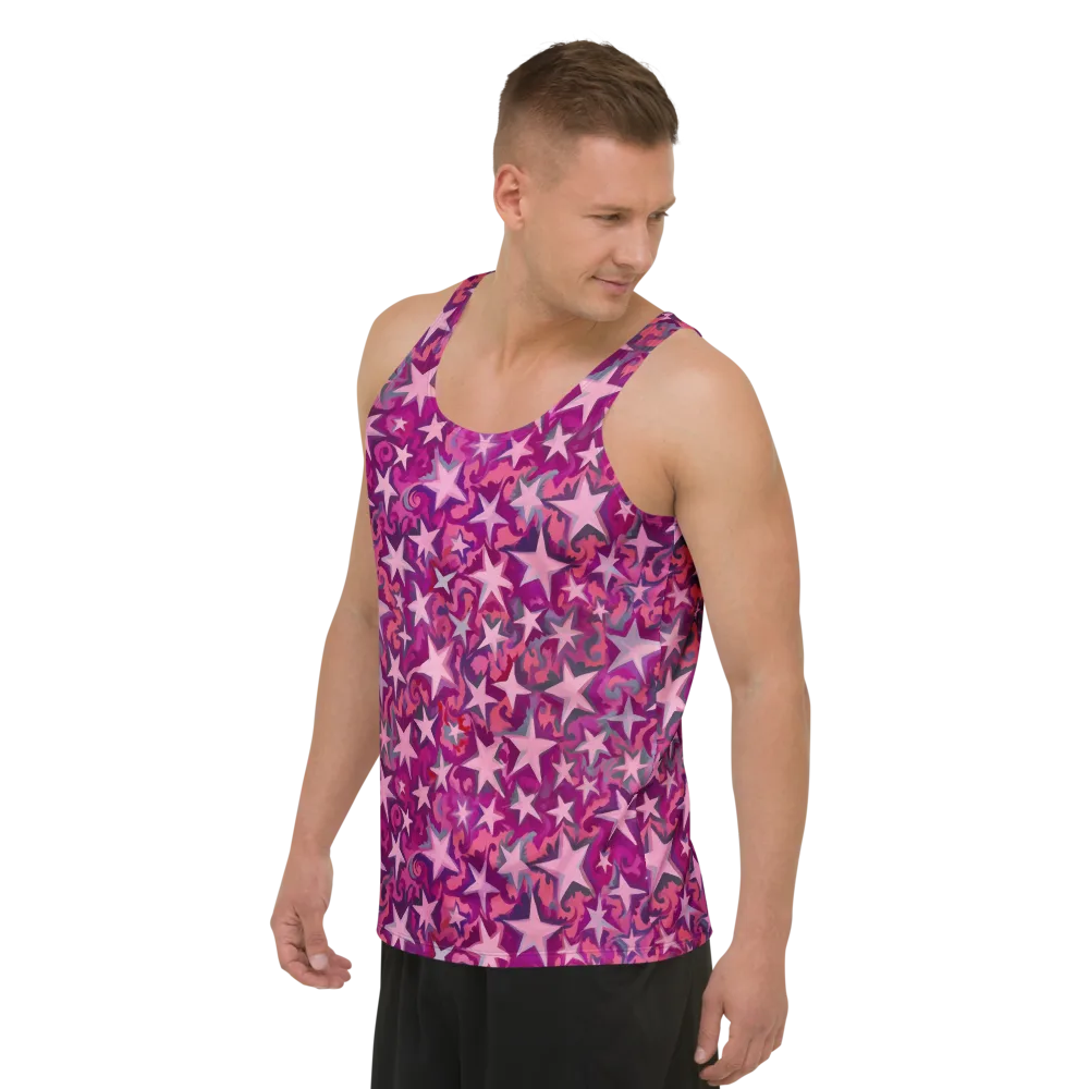 Velvet Starfall on Men's Tank Top — Left Front