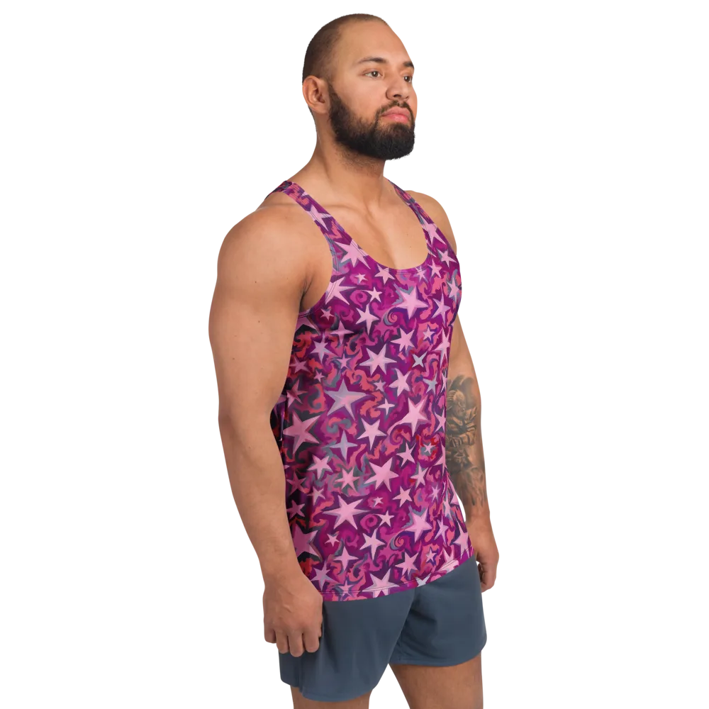 Velvet Starfall on Men's Tank Top — Right Front