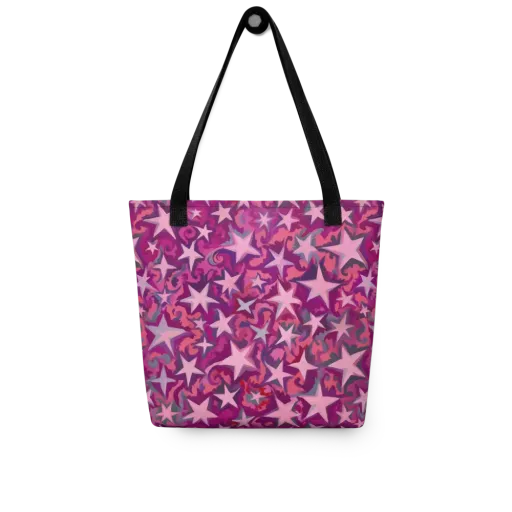 Velvet Starfall on a Tote Bag