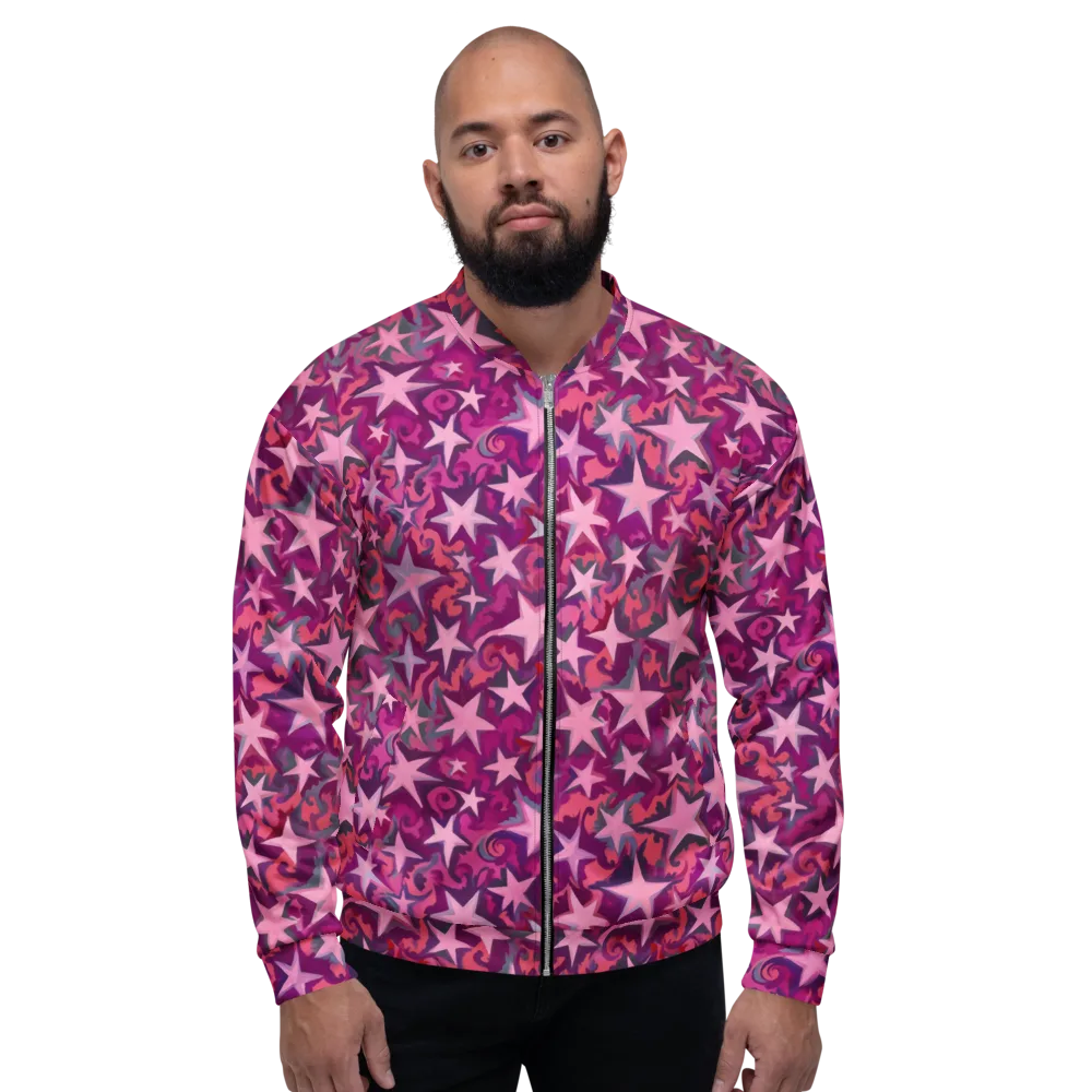 Velvet Starfall on Bomber Jacket — Front