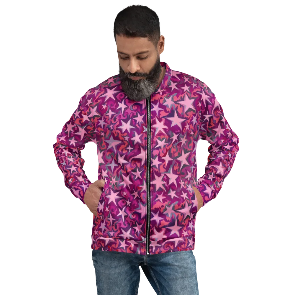 Velvet Starfall on Bomber Jacket — Front