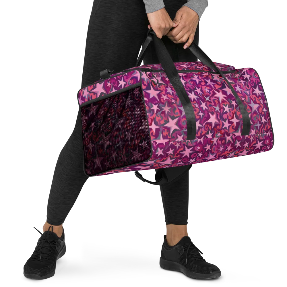 Velvet Starfall on Duffle Bag — Right Front
