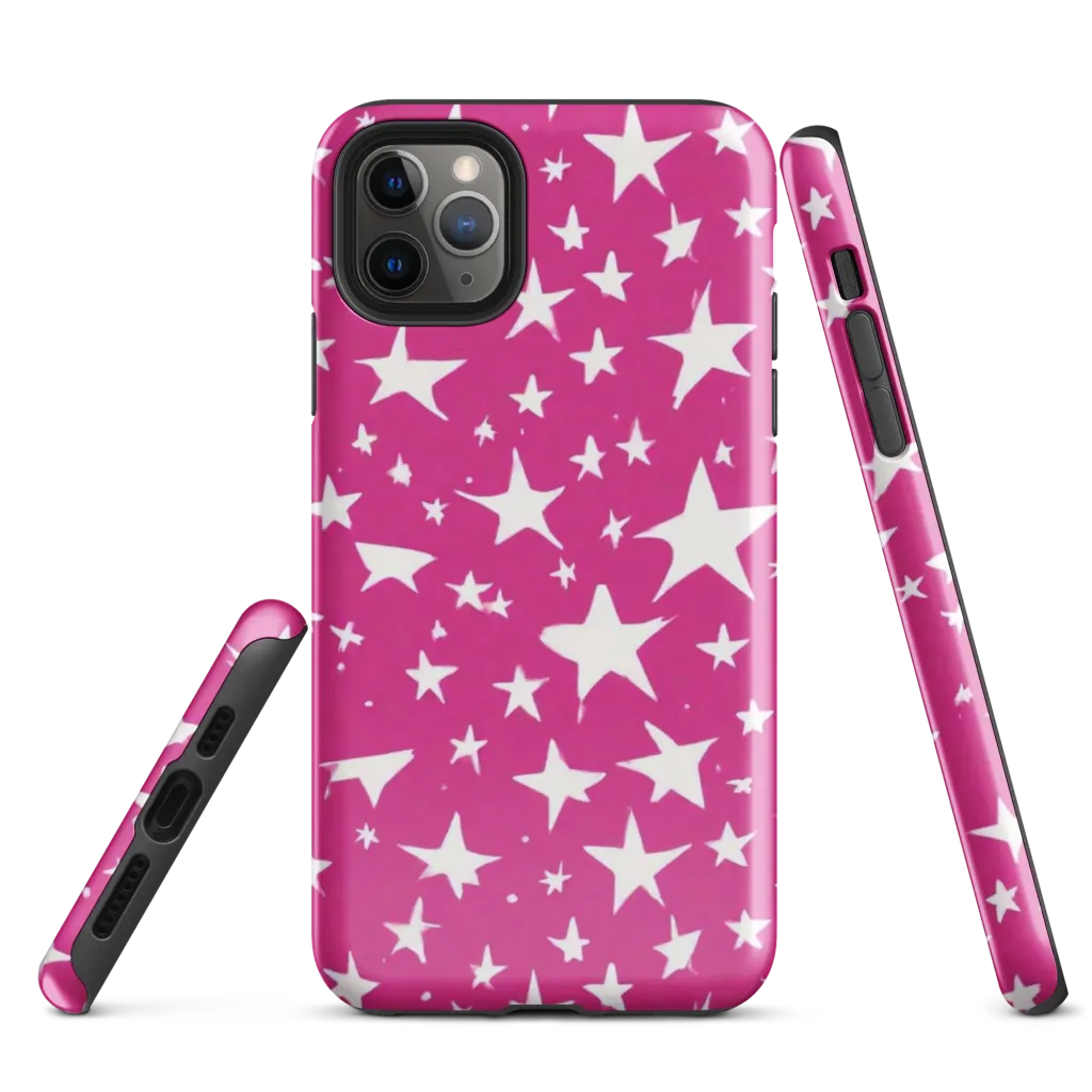 Starburst Fuchsia on Tough Case for iPhone® — Front