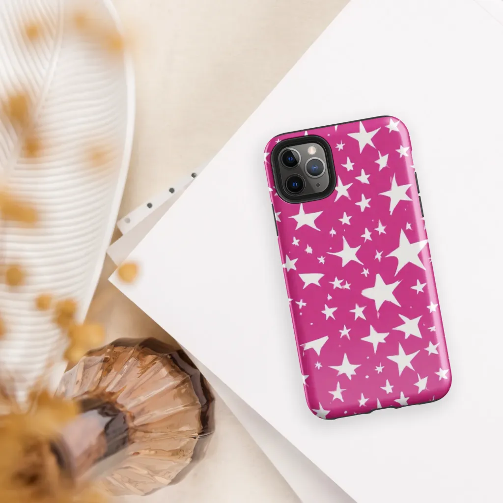 Starburst Fuchsia on Tough Case for iPhone® — Front