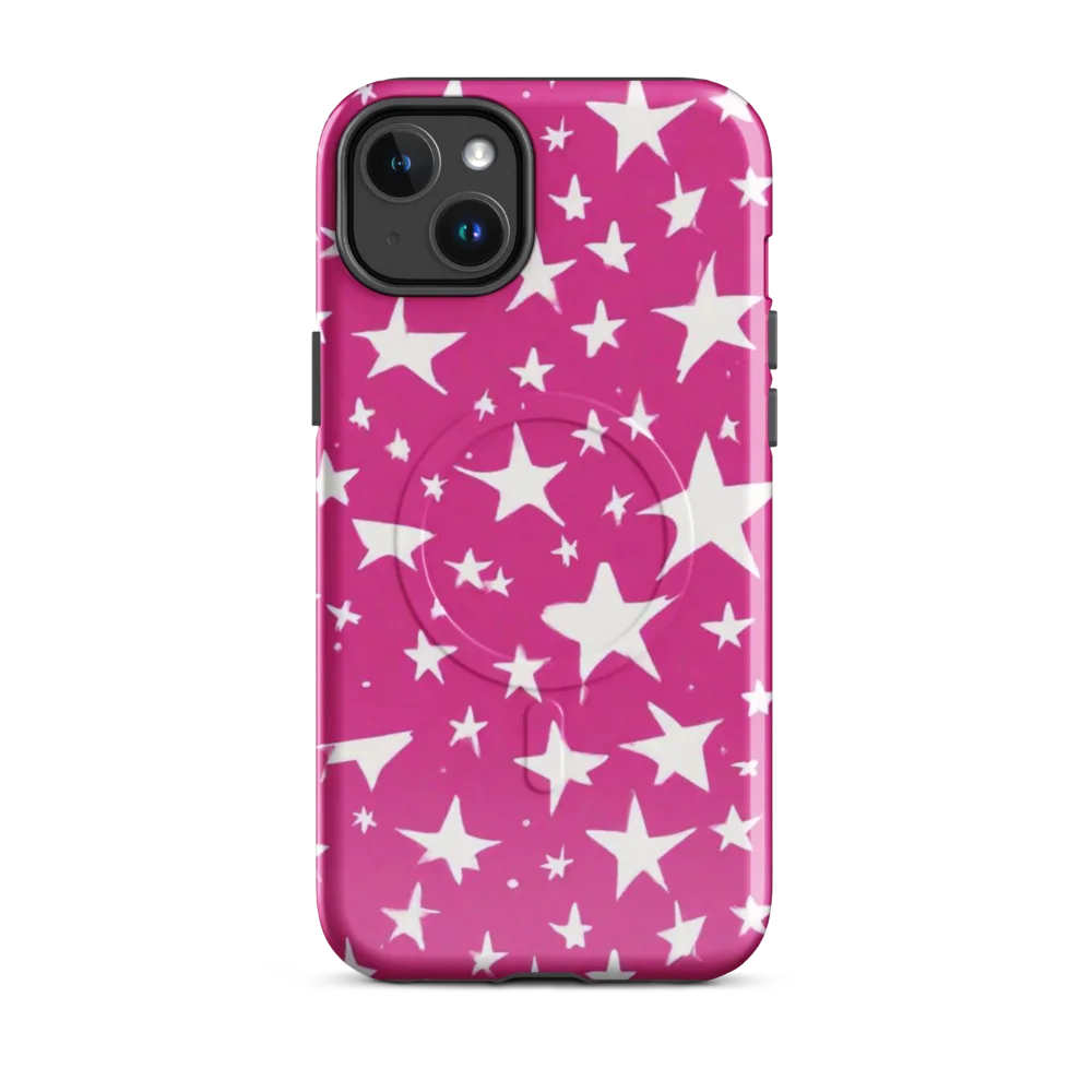Starburst Fuchsia on MagSafe Tough Case for iPhone® — Front