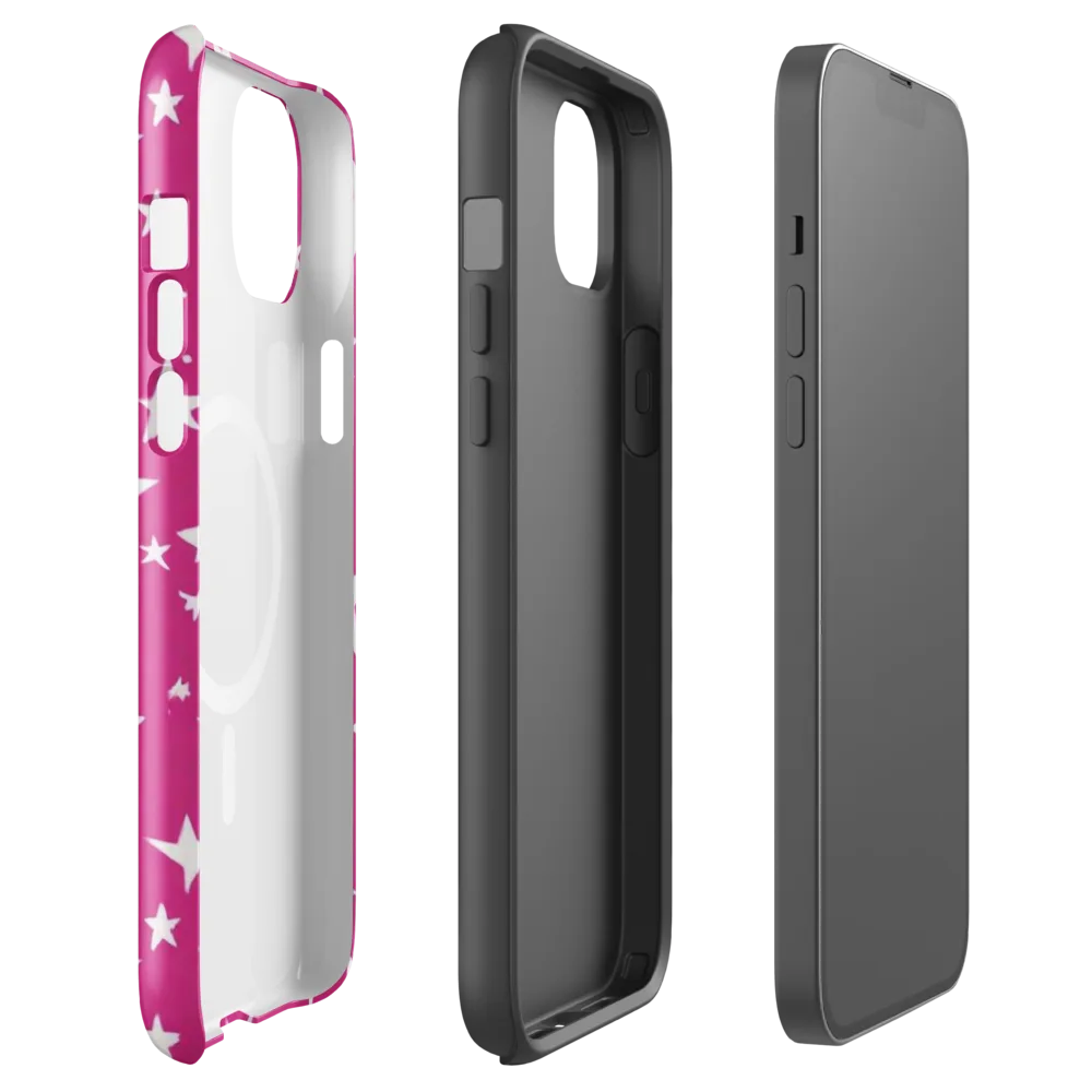 Starburst Fuchsia on MagSafe Tough Case for iPhone® — Front