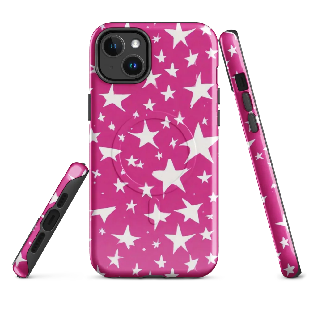 Starburst Fuchsia on MagSafe Tough Case for iPhone® — Front