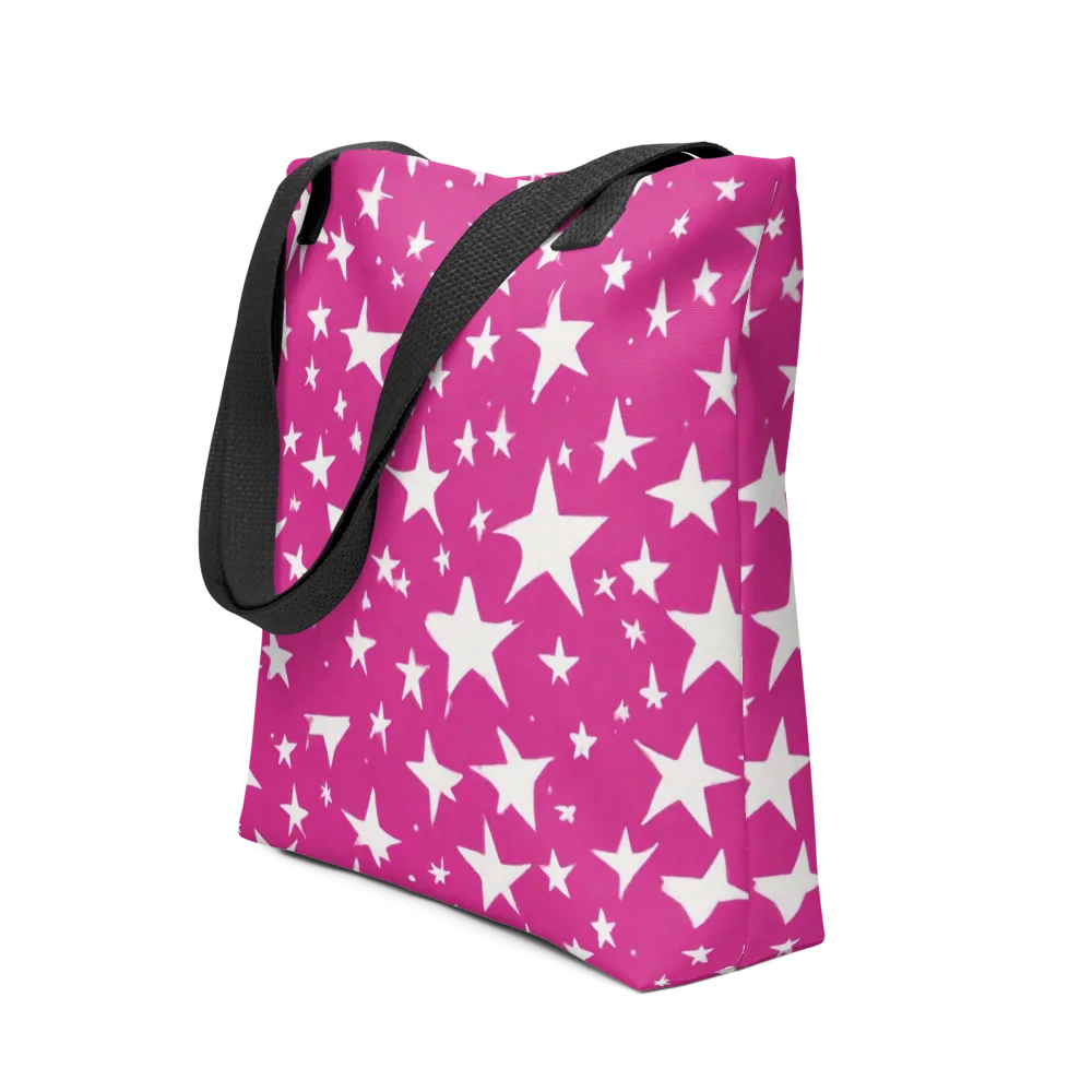 Starburst Fuchsia on Tote Bag — Front
