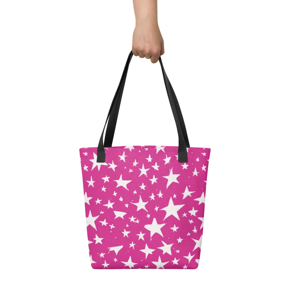 Starburst Fuchsia on Tote Bag — Front