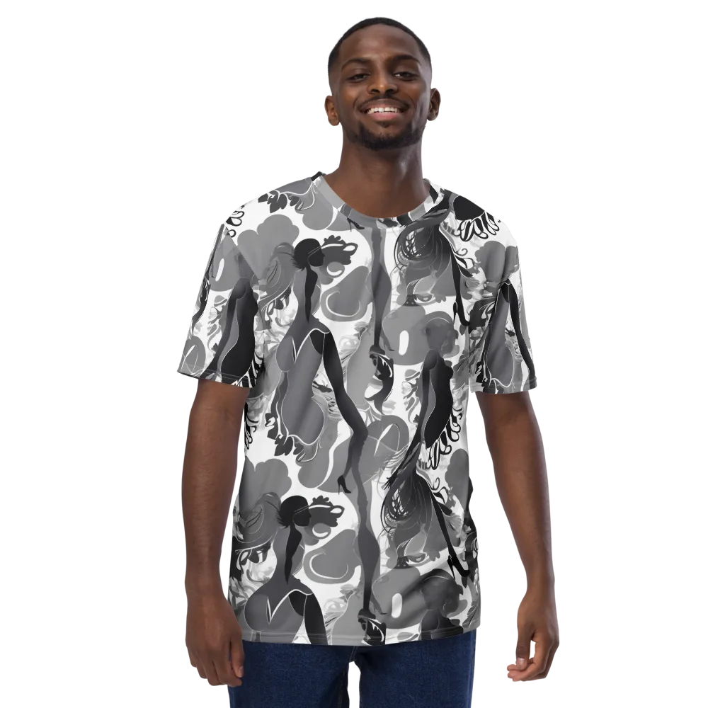 Monochrome Muse on Men's Crew Neck T-Shirt — Front