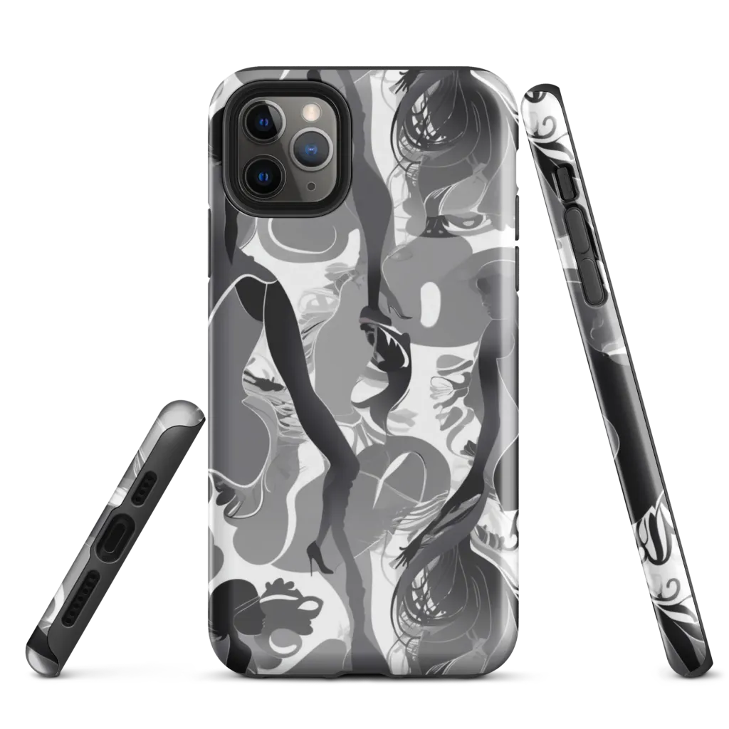Monochrome Muse on Tough Case for iPhone® — Front