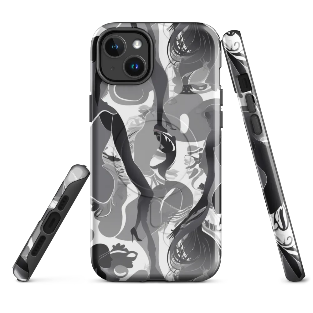 Monochrome Muse on MagSafe Tough Case for iPhone® — Front