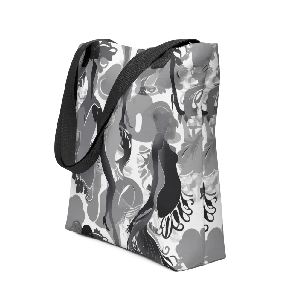 Monochrome Muse on Tote Bag — Front