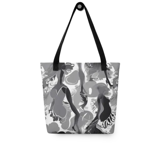 Monochrome Muse on a Tote Bag