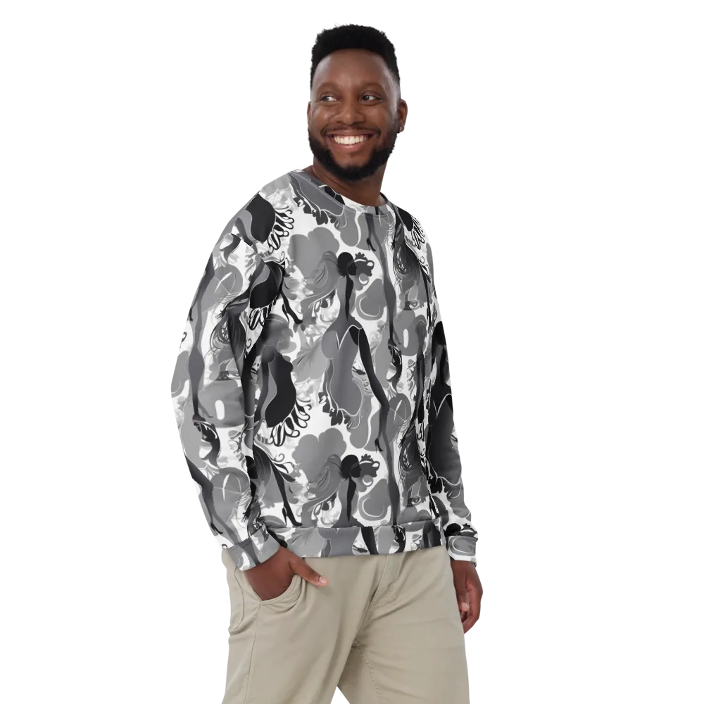 Monochrome Muse on Sweatshirt — Front