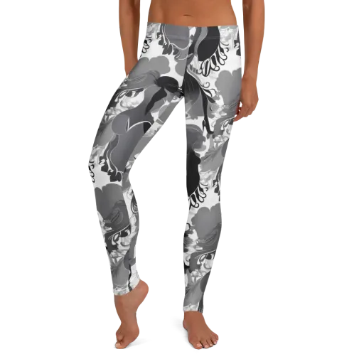 Monochrome Muse on a Leggings
