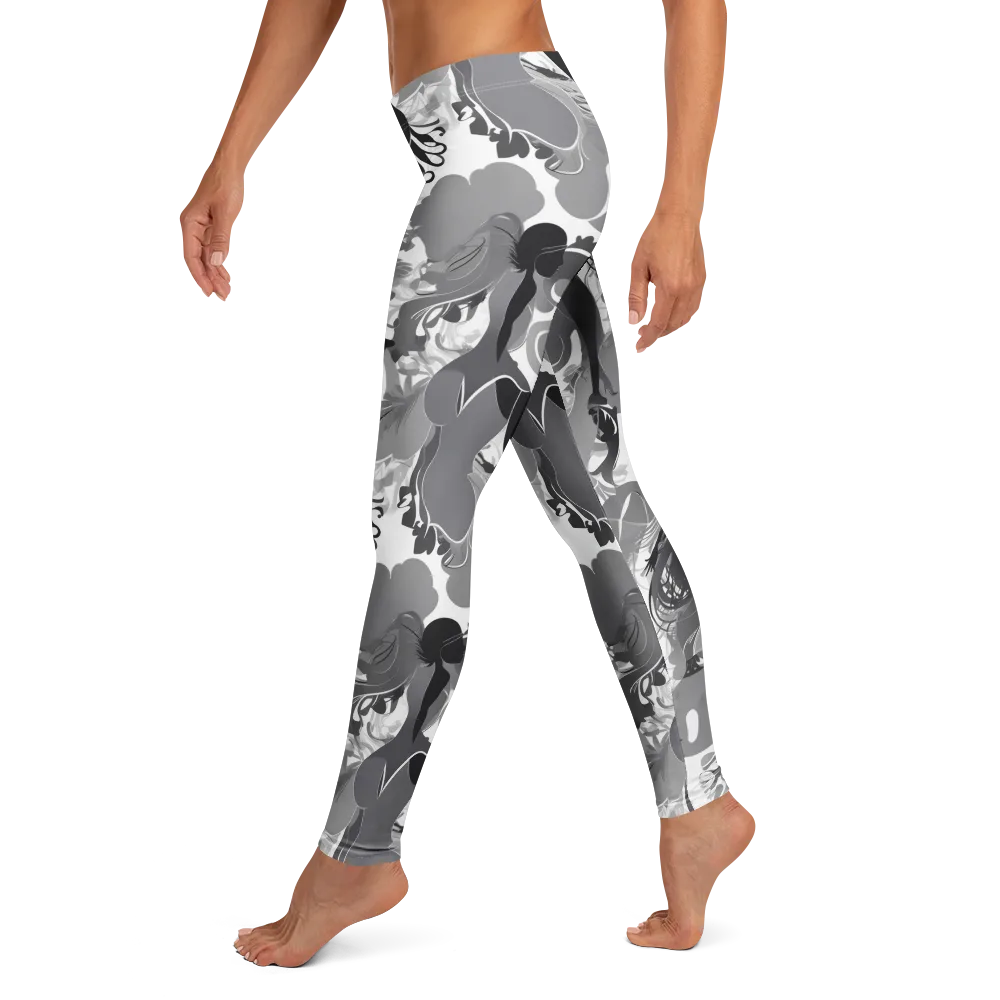 Monochrome Muse on Leggings — Left