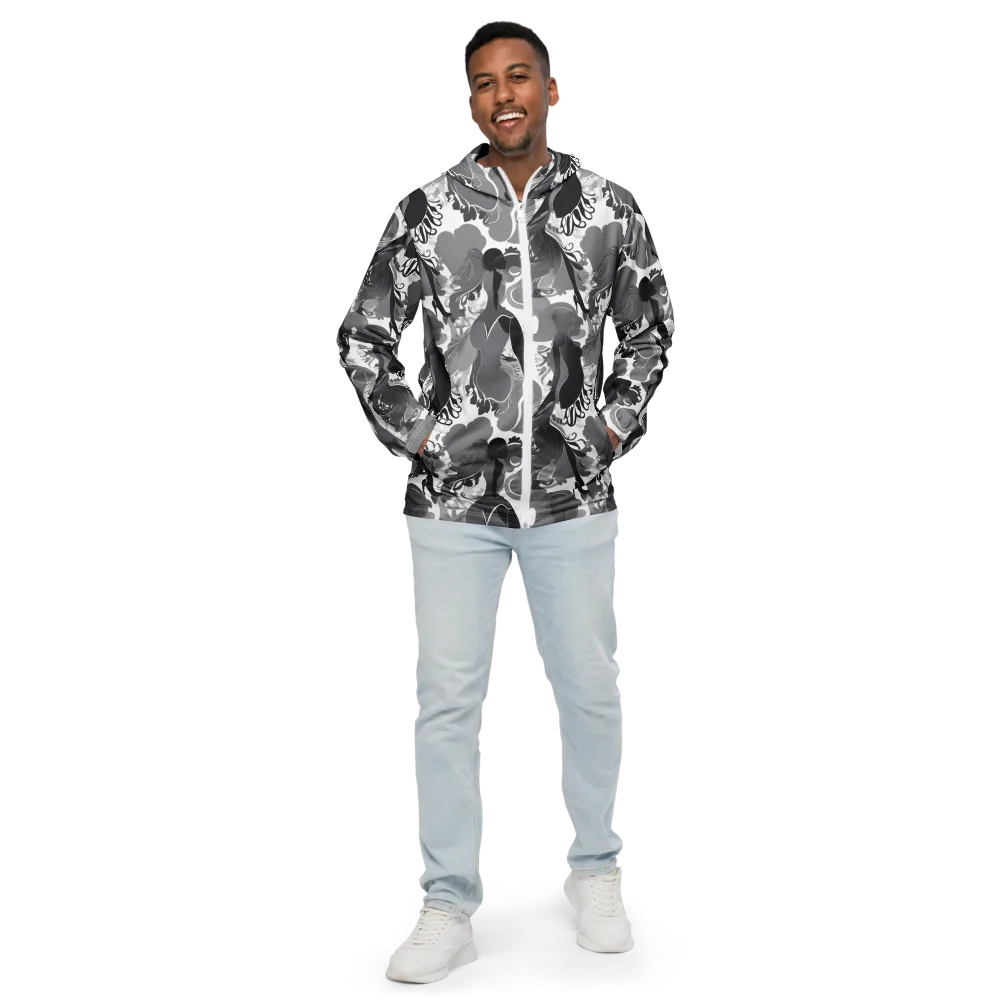Monochrome Muse on Men's Windbreaker — Front