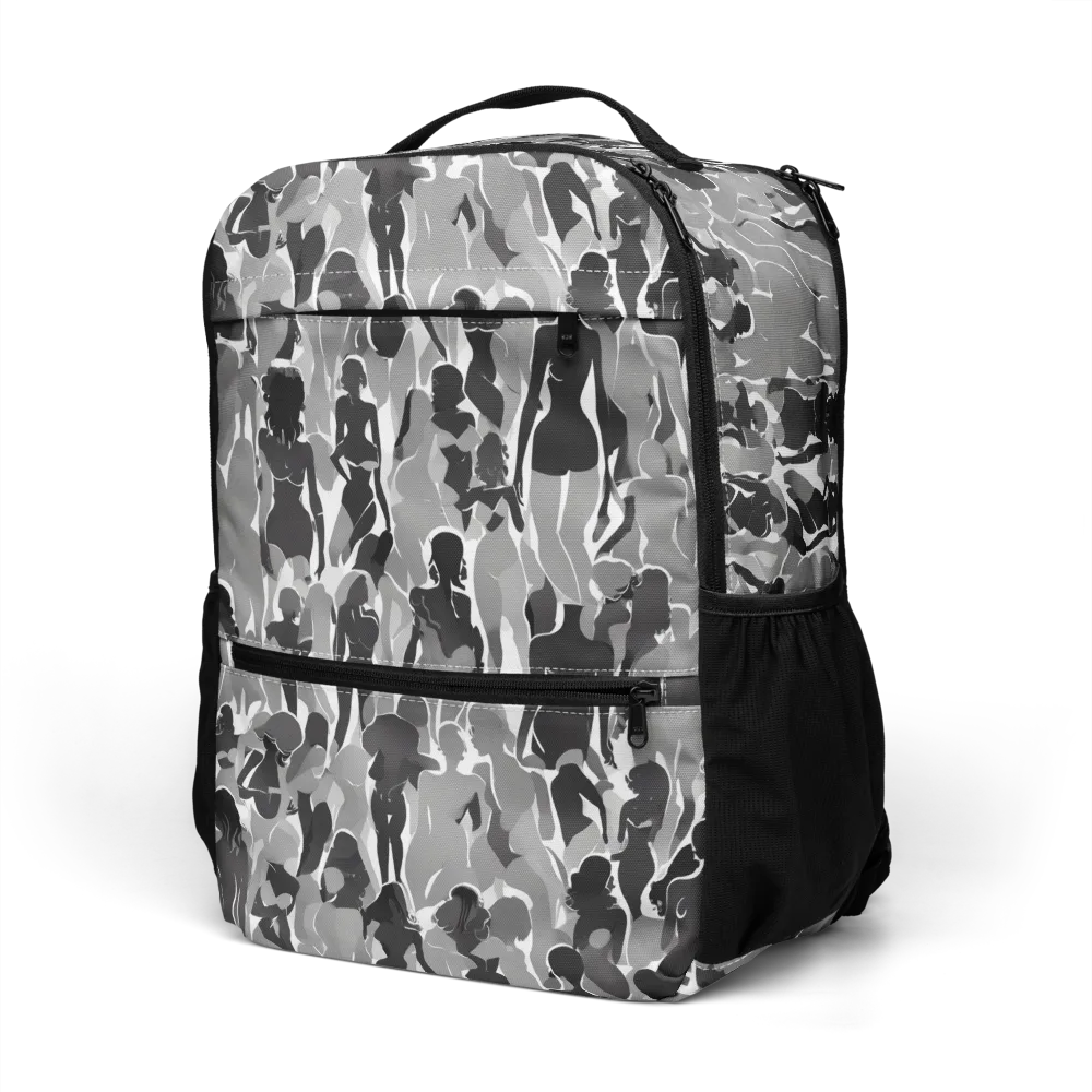 Silhouette Social on Utility Backpack — Left Front
