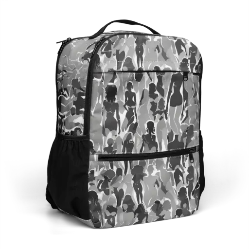 Silhouette Social on a Utility Backpack
