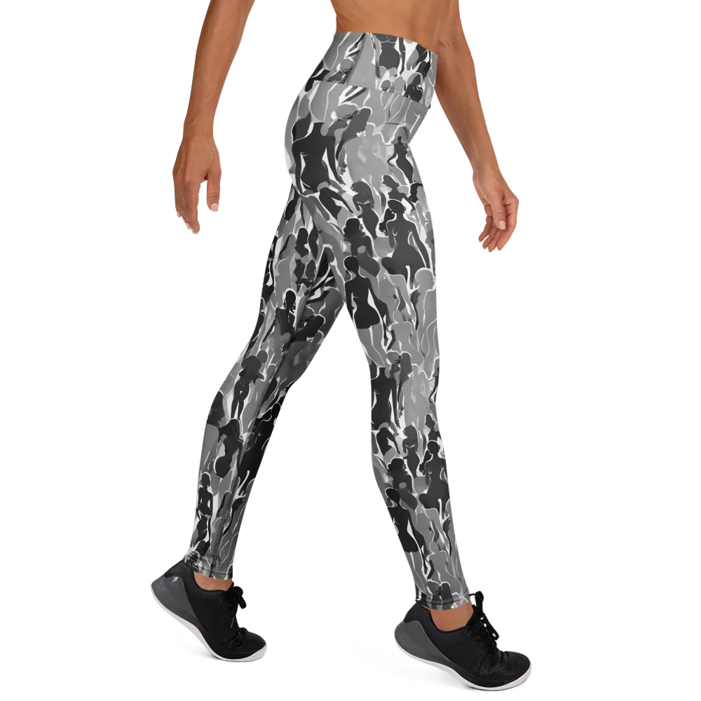 Silhouette Social on Yoga Leggings — Right
