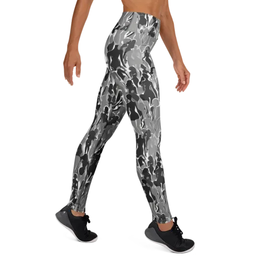 Silhouette Social on a Yoga Leggings