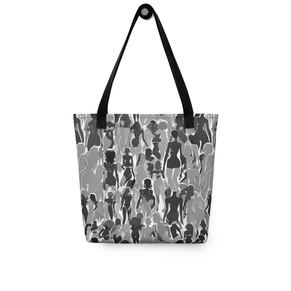 Silhouette Social on Tote Bag — Front
