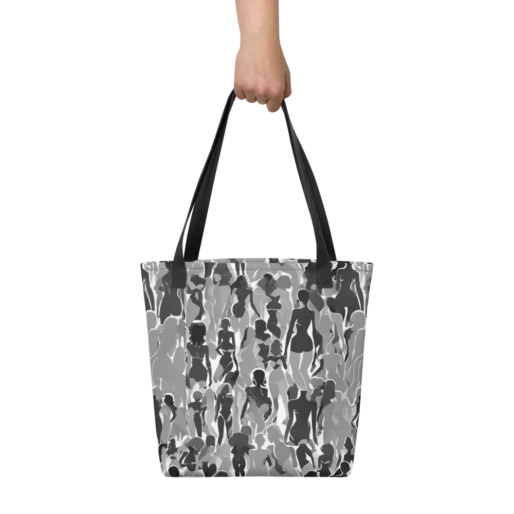 Silhouette Social on Tote Bag — Front