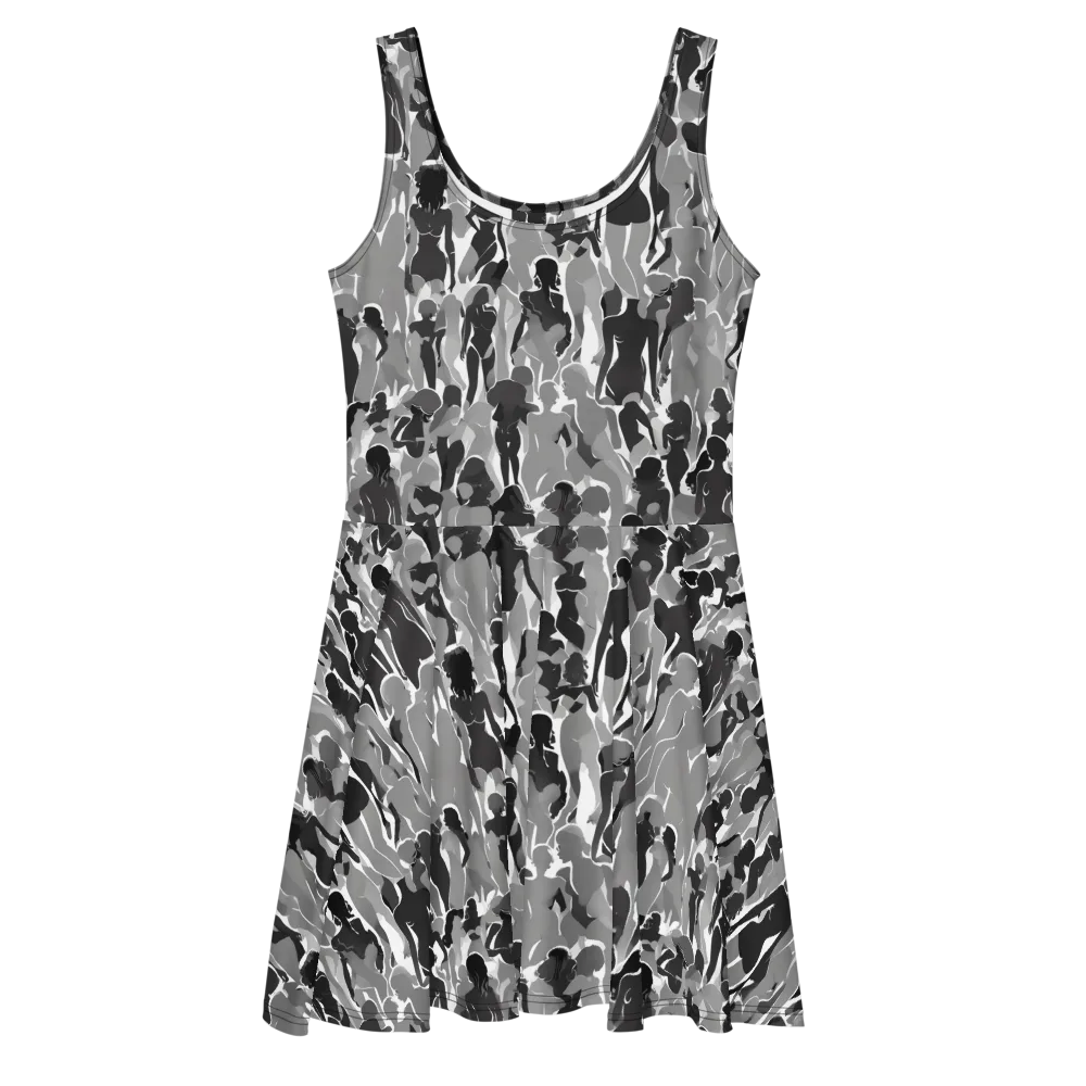 Silhouette Social on Skater Dress — Front