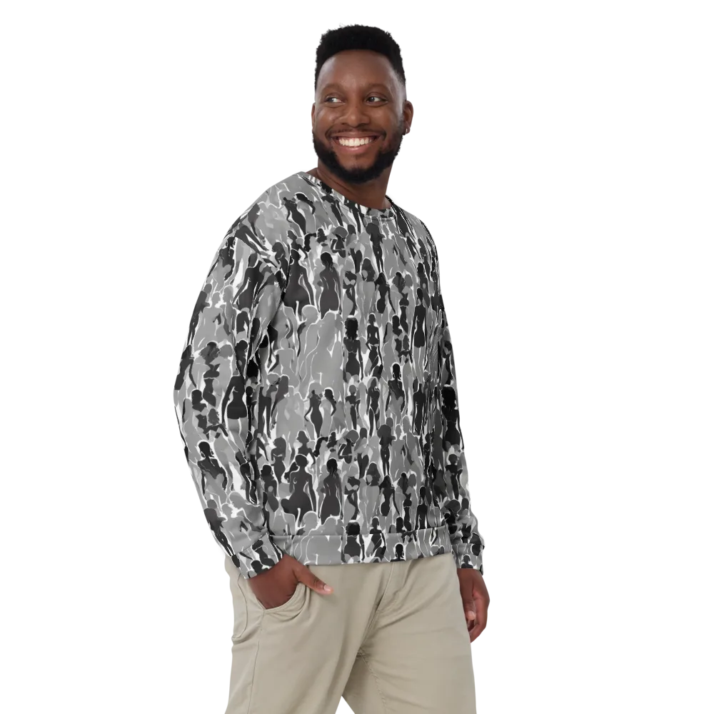 Silhouette Social on Sweatshirt — Front