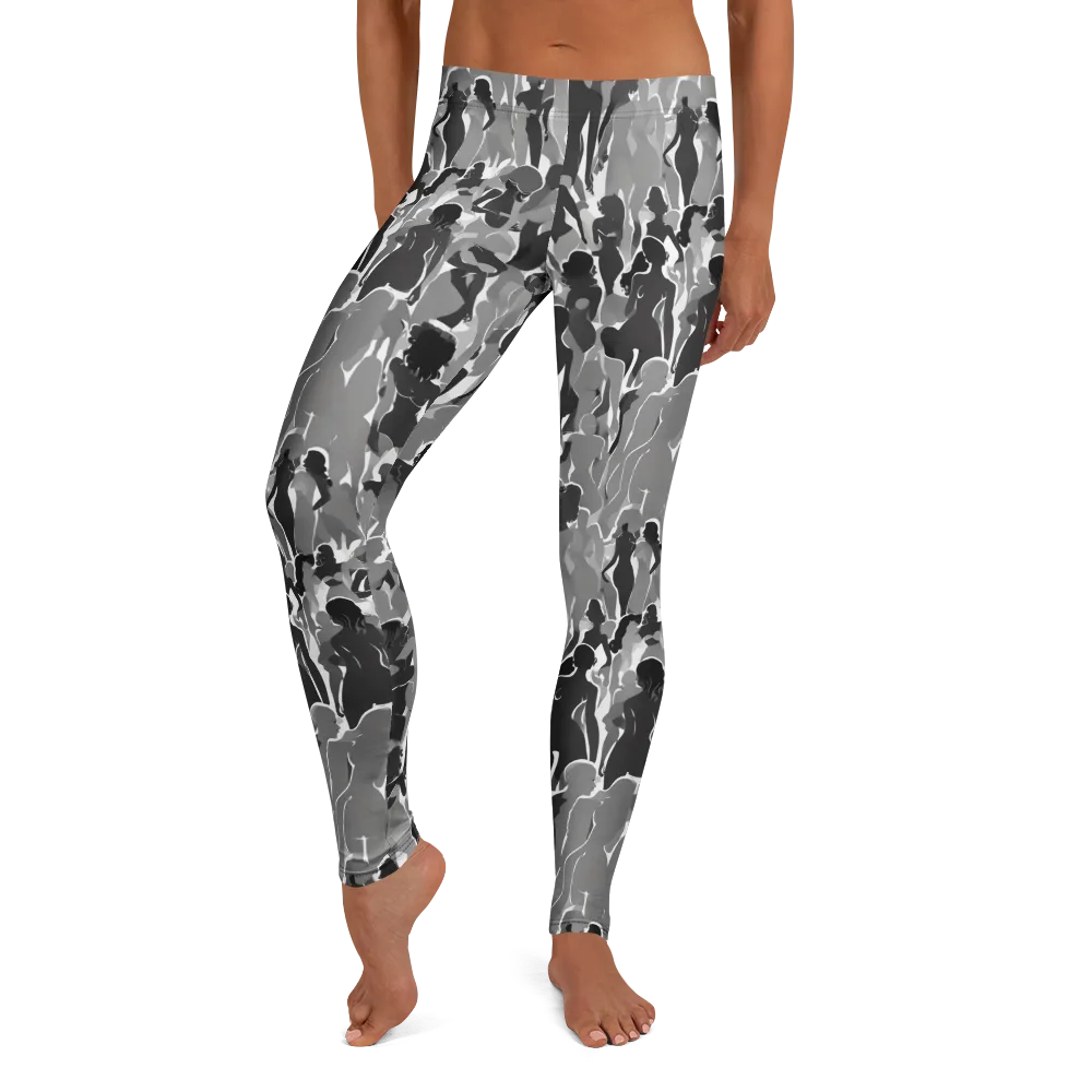 Silhouette Social on Leggings — Front