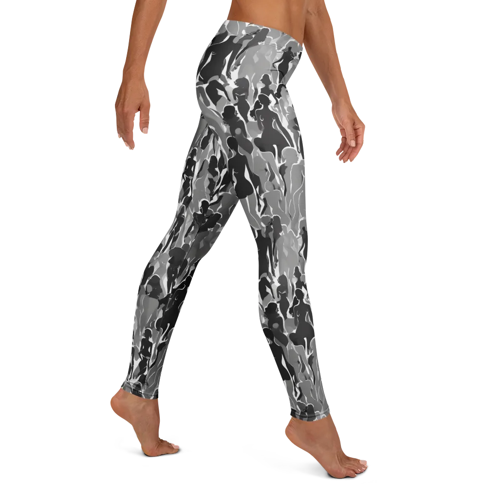 Silhouette Social on Leggings — Right