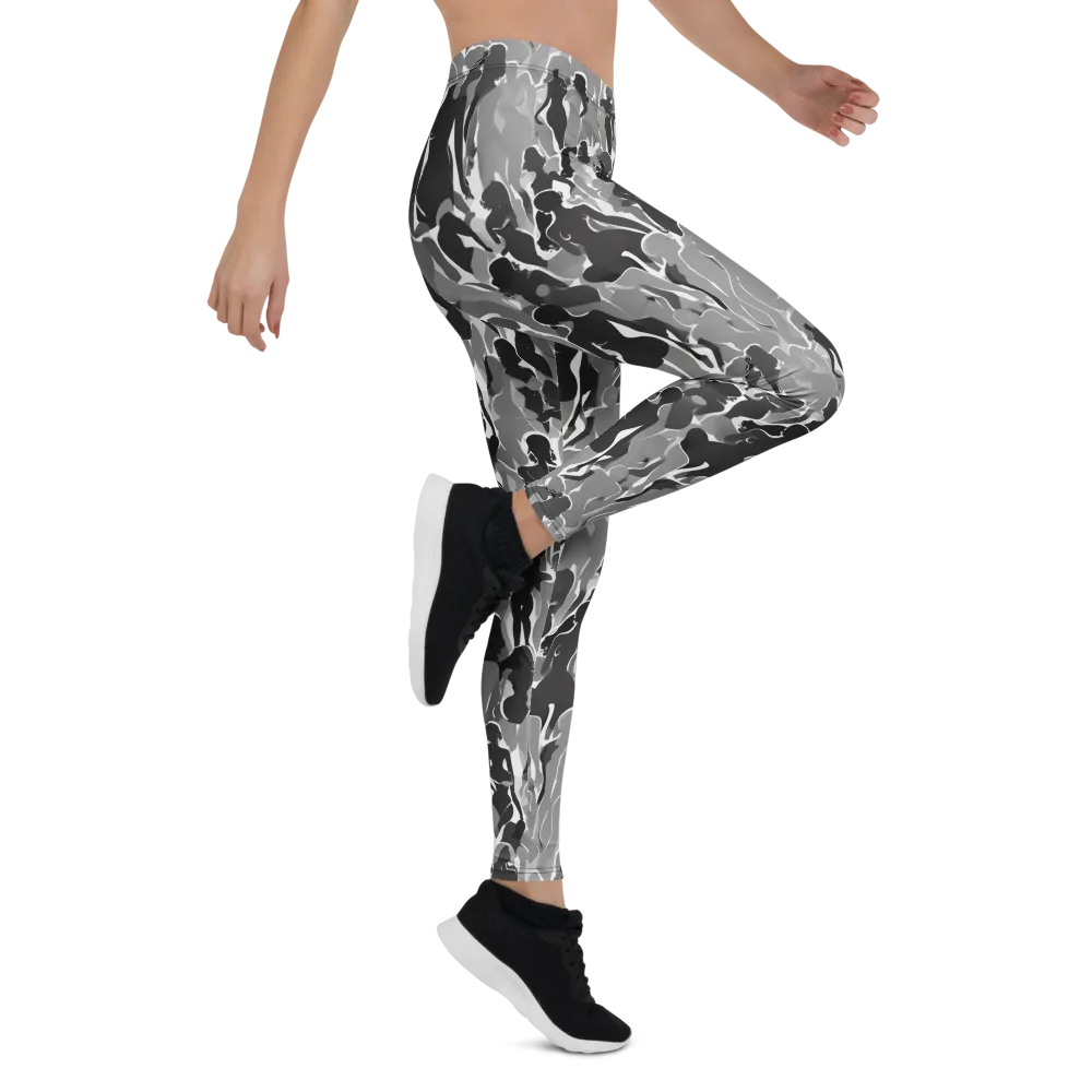 Silhouette Social on Leggings — Right