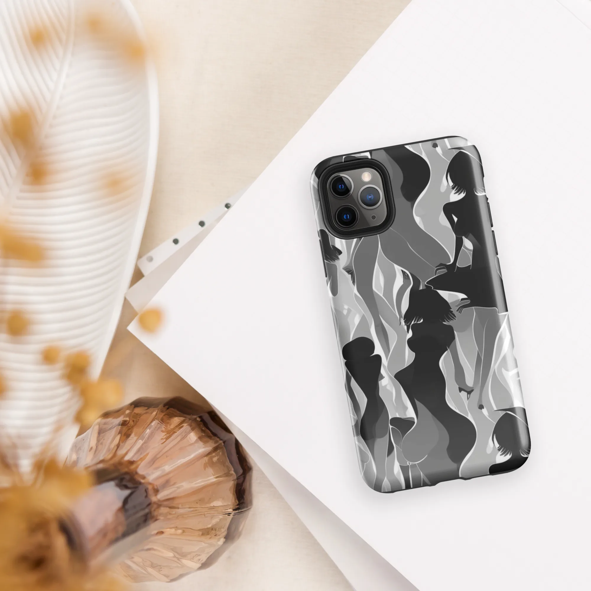 Noir Silhouette on Tough Case for iPhone® — Front
