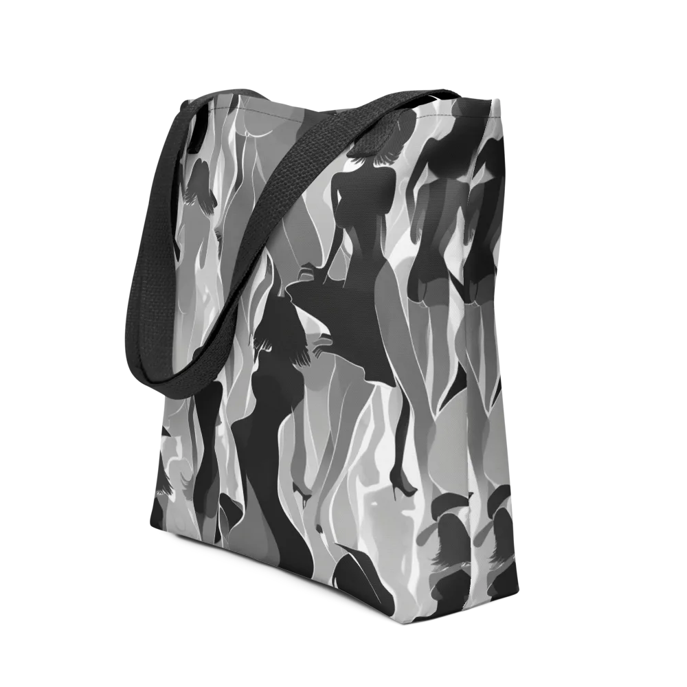 Noir Silhouette on Tote Bag — Front
