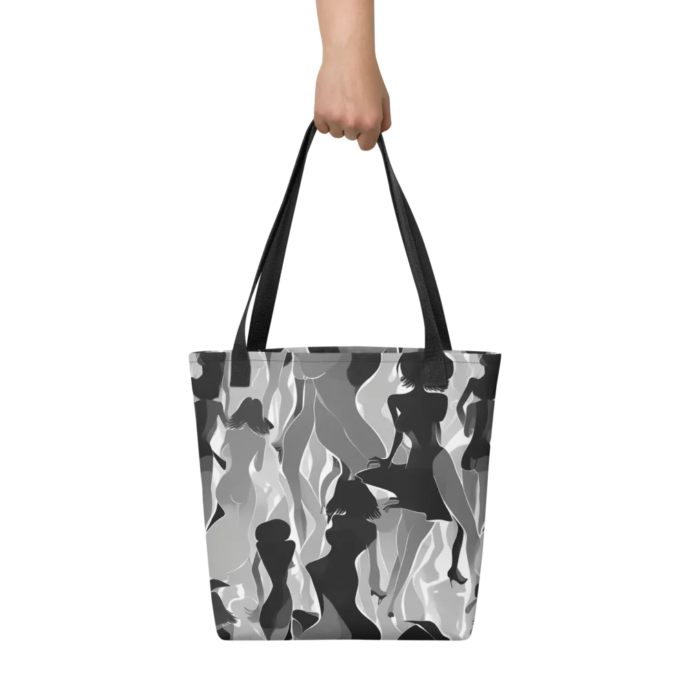Noir Silhouette on Tote Bag — Front