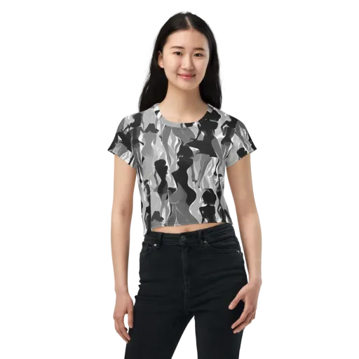 Noir Silhouette on a Crop Tee