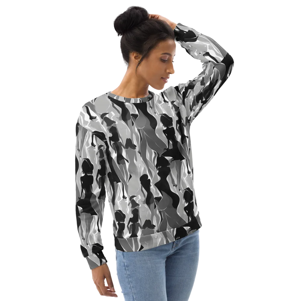 Noir Silhouette on Sweatshirt — Right Front