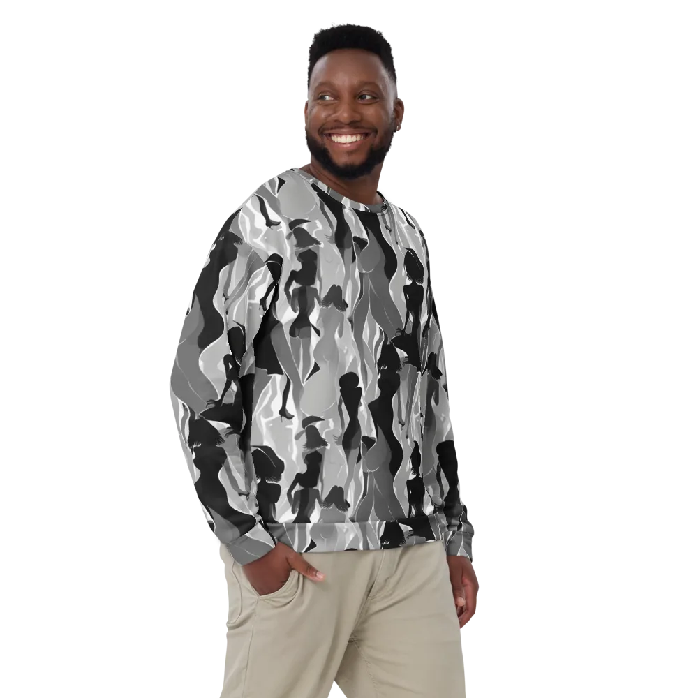 Noir Silhouette on Sweatshirt — Front
