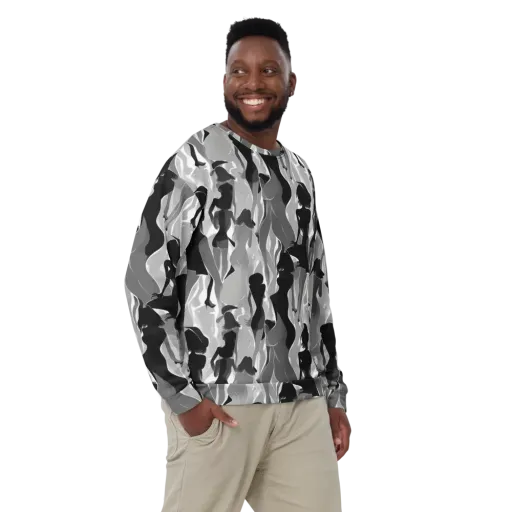 Noir Silhouette on a Sweatshirt